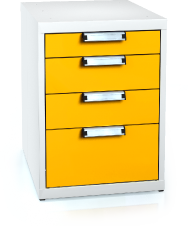 Universal cabinet for workbenches 662 x 480 x 600 - 4x drawer